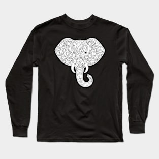 Elephant Mandala Long Sleeve T-Shirt